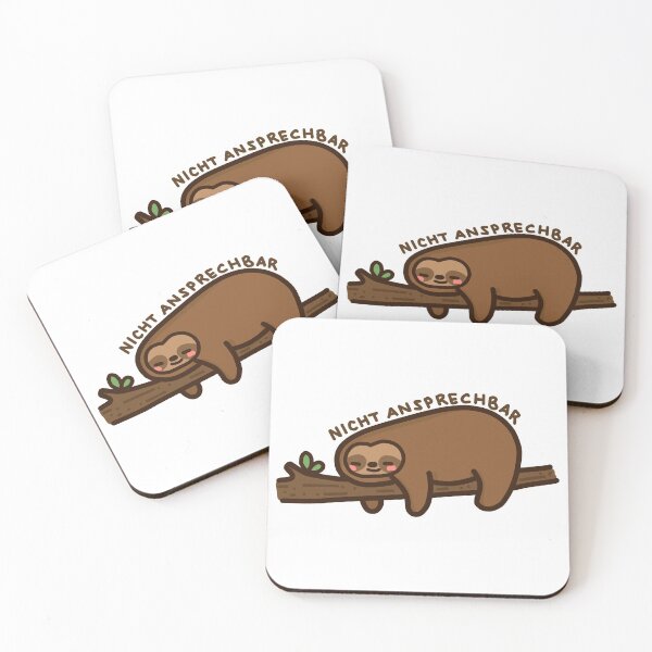 Item preview, kawaii cute sloth is sleeping - Unresponsive! ;) designed and sold by GLwithUs.