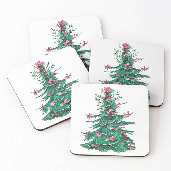 Item preview, Christmas tree with roses designed and sold by Marianne Elvan Barfoed.