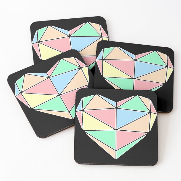 Item preview, Geometric heart designed and sold by the Zarock Shop.