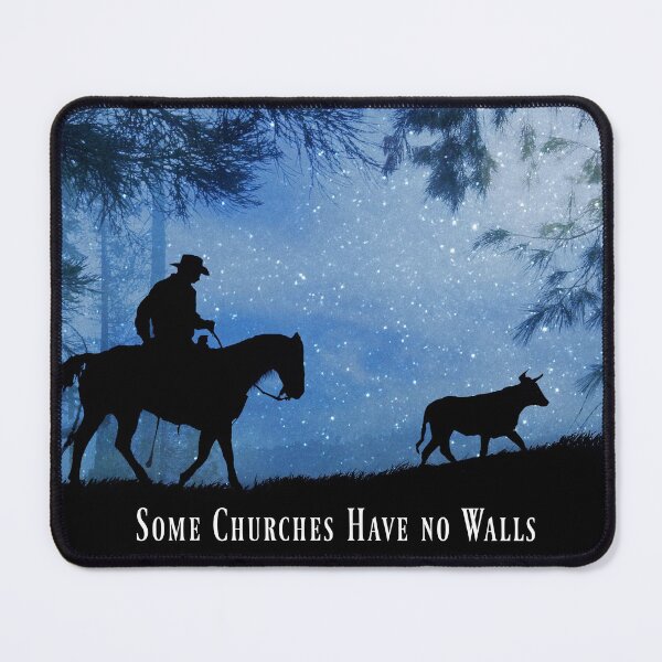 Item preview, Christmas Cowboy Country Western Steer and Horse Cowboy Church of the Outdoors designed and sold by Stephanie Laird.