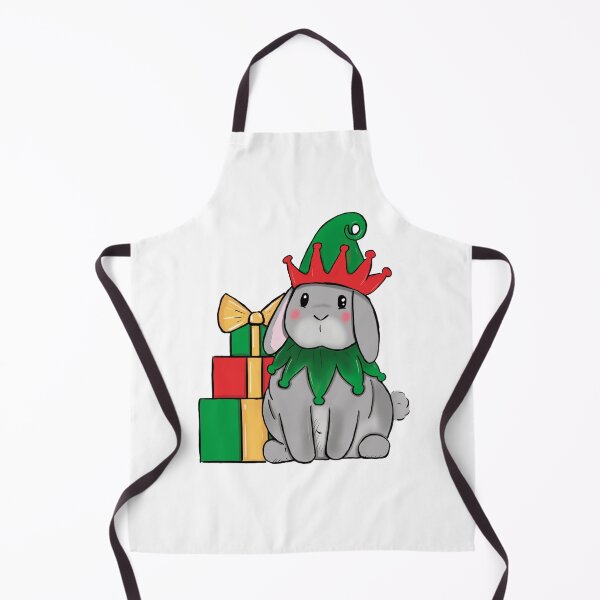 Item preview, Christmas elf bunny rabbit designed and sold by Willow Grove Designs.