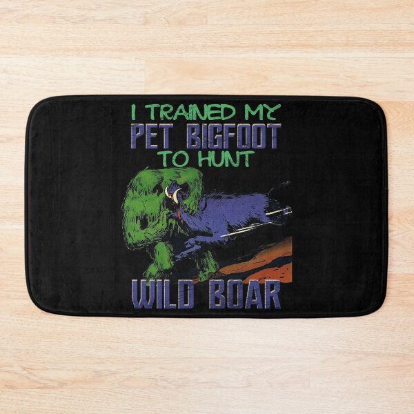 Item preview, Pet Bigfoot Domesticated Sasquatch Boar Hunting designed and sold by TheAplus.