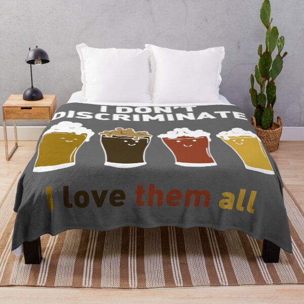 Item preview, I don't discriminate - I love them all for hoptimist, crafted beer geeks, lovers and drinkers designed and sold by cinemadnesshirt.