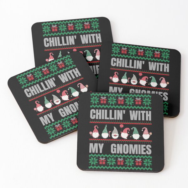 Aperçu de l'œuvre Se détendre avec mes gnomes De mignons gnomes pour ces vacances de Noël - Se détendre avec mes gnomes créée et vendue par lodarohit.