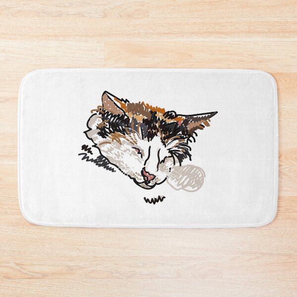 Item preview, Sleeping Calico | Sleeping art | Sleeping  cat painting  designed and sold by KARTICK DUTTA.