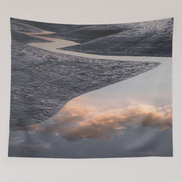 Item preview, Clouds in the mudflats and sluice at Fedderwardersiel designed and sold by holgerbrandt.photo.