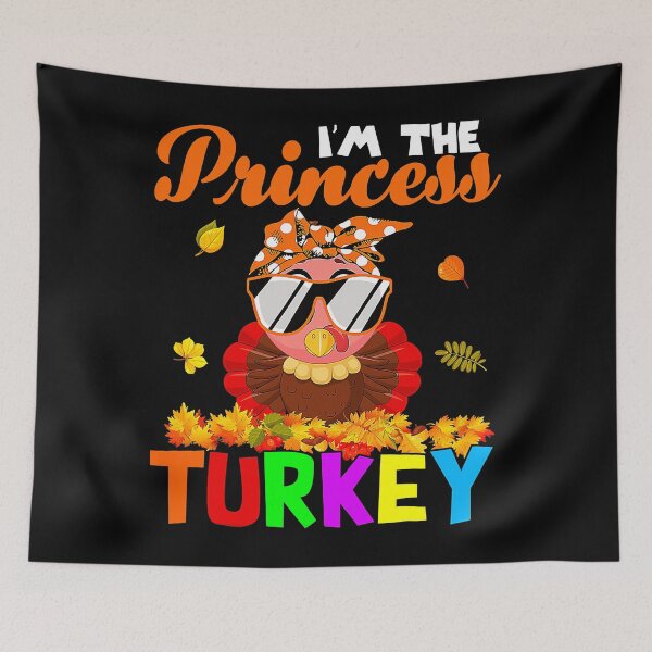 Item preview, I'm The Princess Turkey Cute Thanksgiving Turkey Kids Girls T-Shirt designed and sold by BartonRich.
