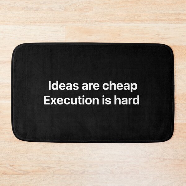 Item preview, Ideas are cheap Founder  designed and sold by startupx.