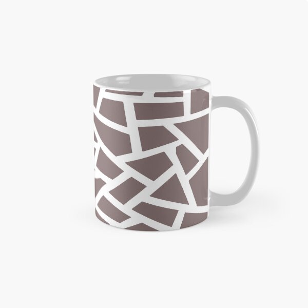 Item preview, Looking Shattered White Line Geometric Abstract designed and sold by taiche.