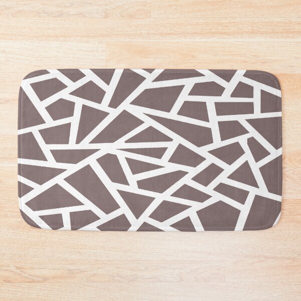 Item preview, Looking Shattered White Line Geometric Abstract designed and sold by taiche.