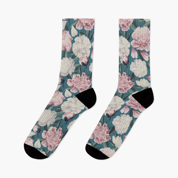 Item preview, Chic Peonies on Teal designed and sold by meggydesigns.
