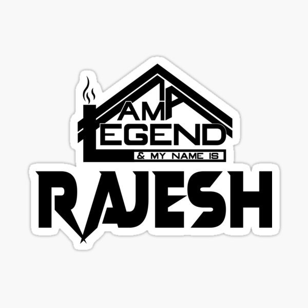 Artikel-Vorschau von Ich bin eine Legende und mein Name ist Rajesh (ich bin legendär), designt und verkauft von koreatvtea.