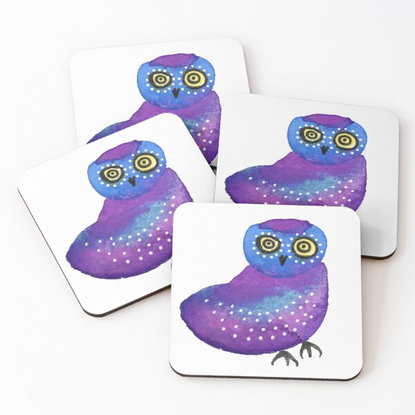 Item preview, Little purple owl designed and sold by CarnetsOlivia.