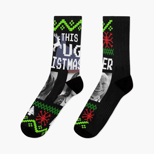 Item preview, This Is My Ugly Christmas Anti-Biden Sweatshirt designed and sold by BartonRich.