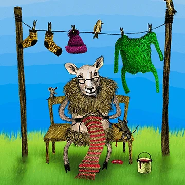 Artwork thumbnail, Sheep by AnnaShell