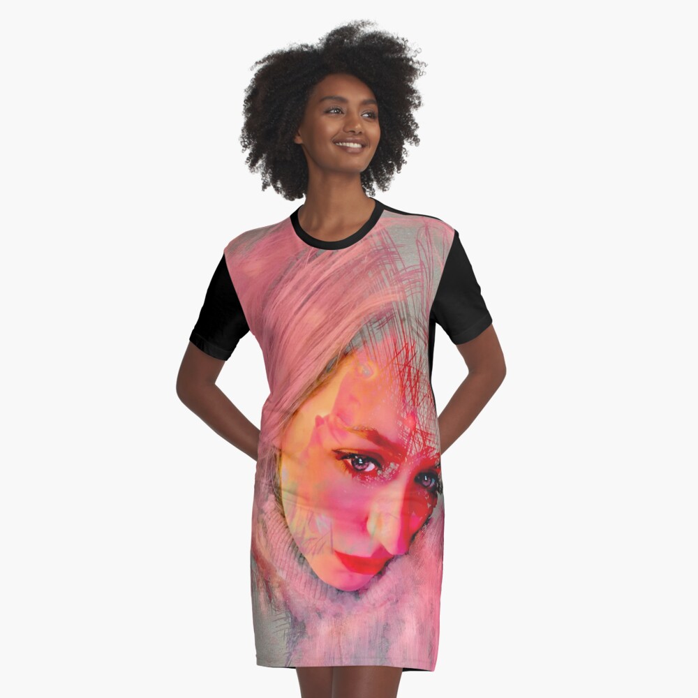 Item preview, Graphic T-Shirt Dress designed and sold by Rinata-Shaka.