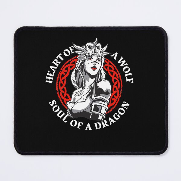 Item preview, Heart of a wolf Soul of a dragon T-Shirt designed and sold by BartonRich.