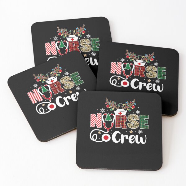 Item preview, Christmas Nurse Crew Shirt For Women Scrub Tops Christmas T-Shirt designed and sold by BartonRich.