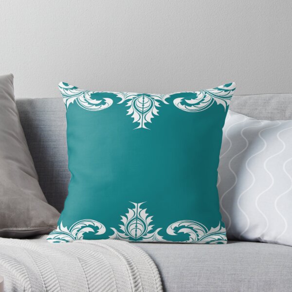 Item preview, Damask Throw Pillow designed and sold by Clickcreations.