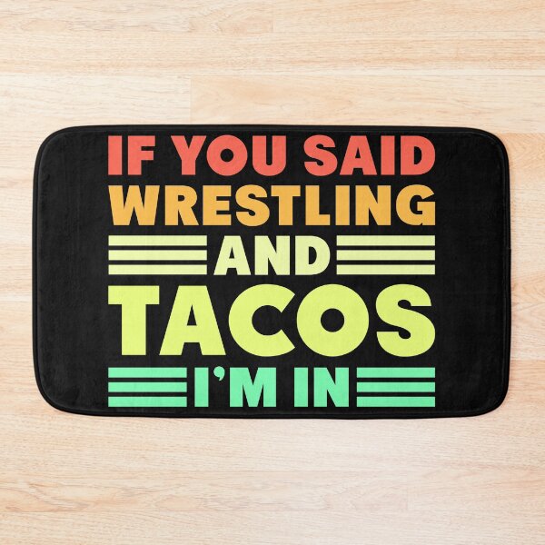 Item preview, Wrestling and tacos designed and sold by heatedstitches.