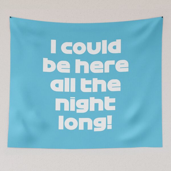 Item preview, "I Could Be Here All Night Long" ALO. - Radio Voice Catar GP 2021 (Blue BG) designed and sold by FilipeFerreira.