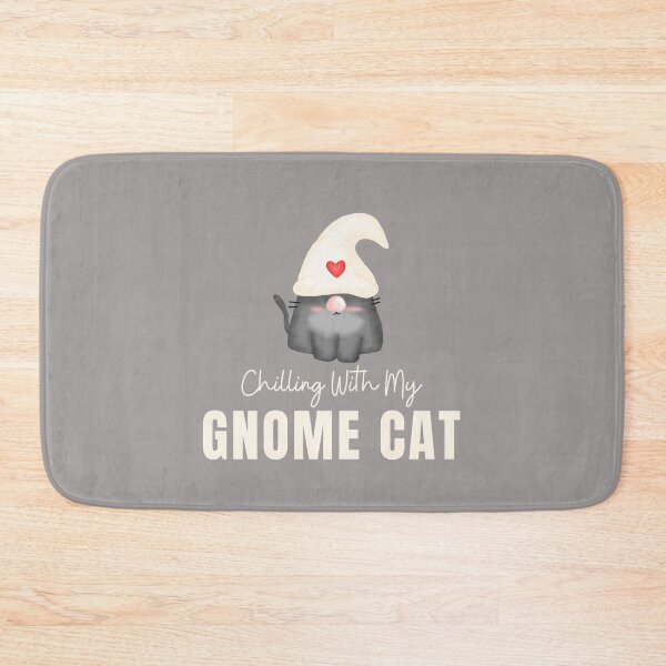 Item preview, Relajándose con mis gnomios Lindo gato de gnomos para estas vacaciones navideñas - Relajándose con mis gnomos designed and sold by lodarohit.