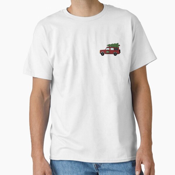 Land Rover Christmas Tree 4x4 Merry X-Mas Classic T-Shirt