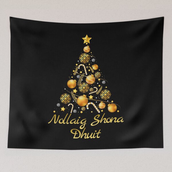 Item preview, Nollaig Shona Dhuit Irish Gaelic Merry Christmas Ireland designed and sold by TravelHappiness.