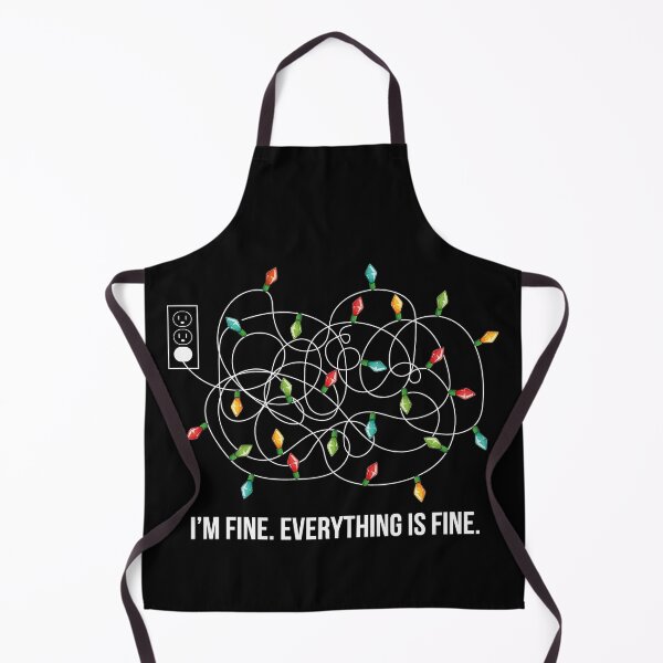 Item preview, Christmas Lights I'm Fine Everything Is Fine designed and sold by Tatus Brinal.