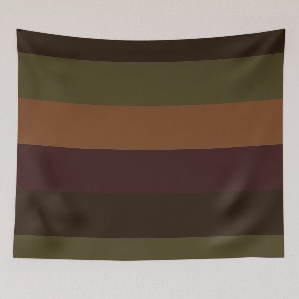 Item preview, Earthy Colors Horizontal Striped Pattern designed and sold by likebakerdo.