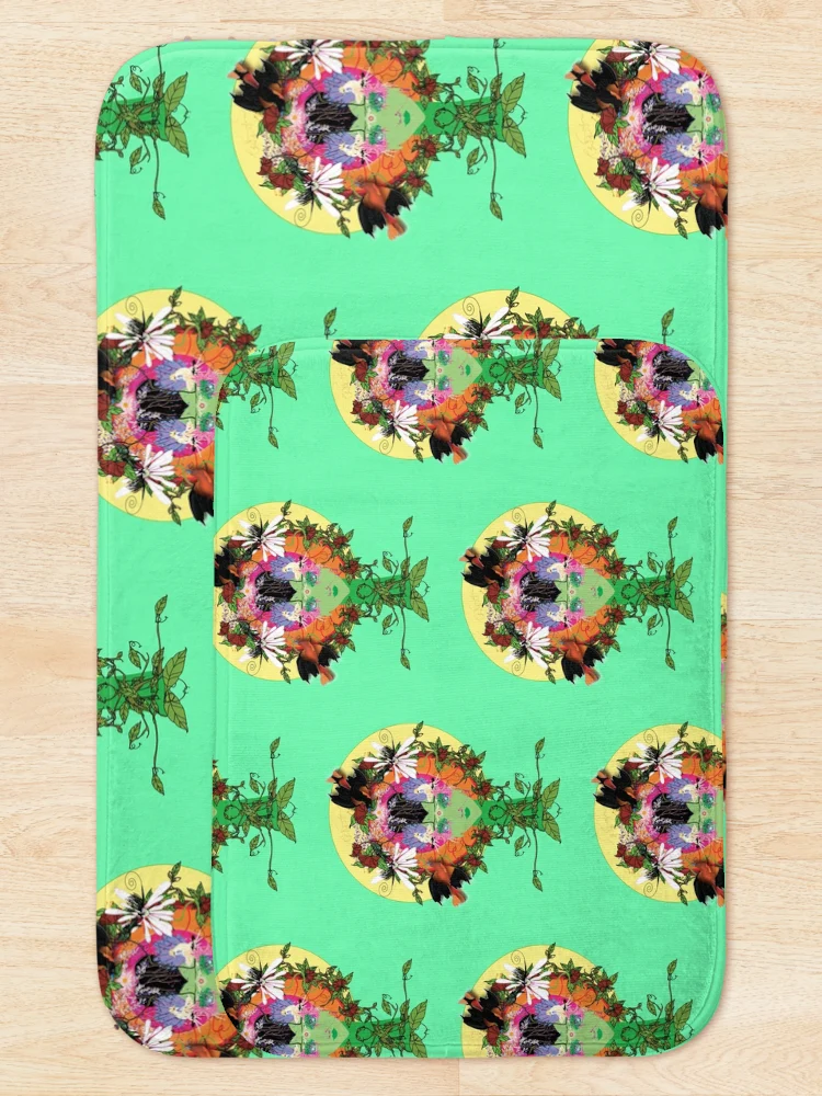 Thumbnail 5 of 6, Bath Mat, Nature designed and sold by InfinitePathArt.