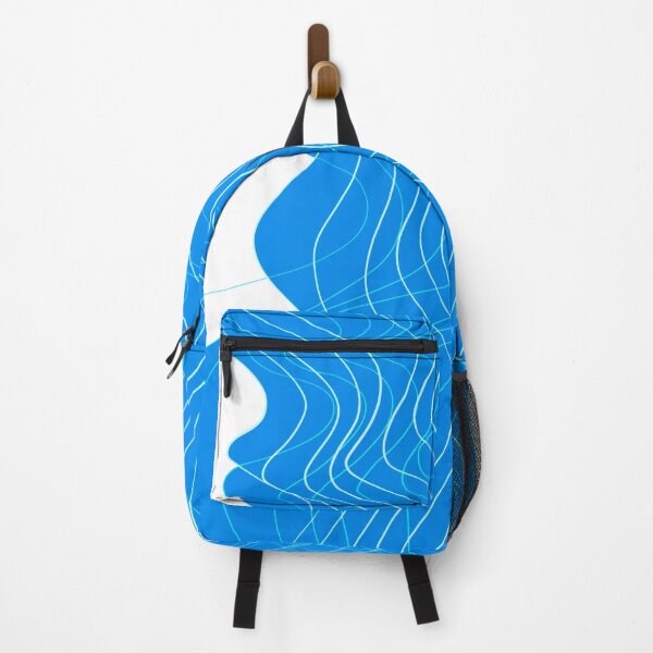 Item preview, Waves Lines Blue designed and sold by Istvan Ocztos.