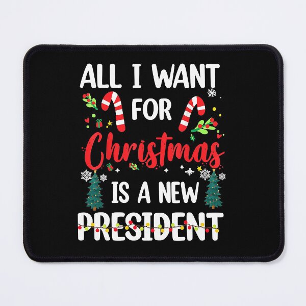 Item preview, All I Want For Christmas Is A New President Xmas Pajama Sweatshirt designed and sold by BartonRich.