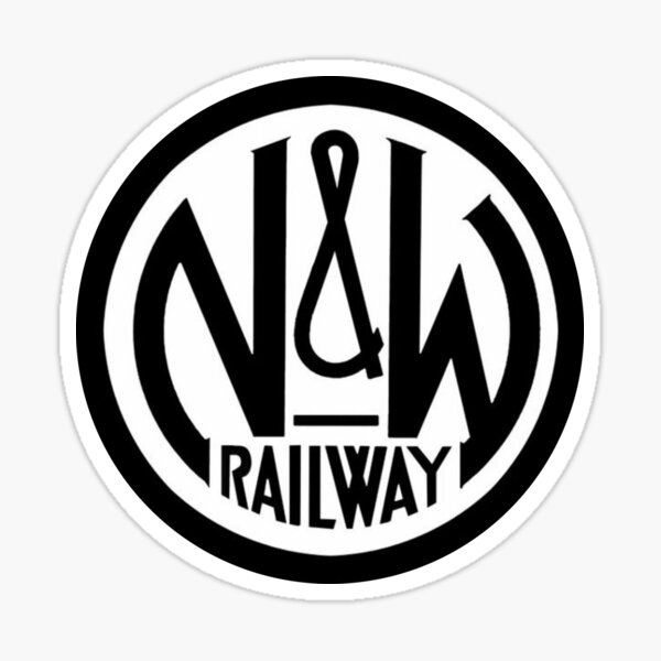 Norfolk and Western Railway Logo Sticker