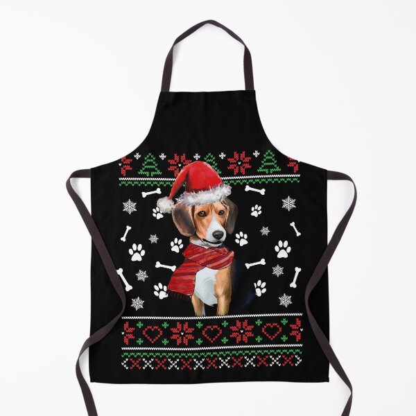 Item preview, Ugly Sweater Christmas Beagle Santa Hat Pajama Xmas designed and sold by theshirtinator.