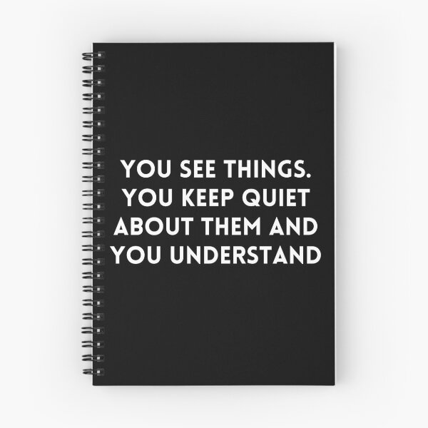 Item preview, "You see things You keep quiet about them and you understand" for Introverts designed and sold by adelferhat.