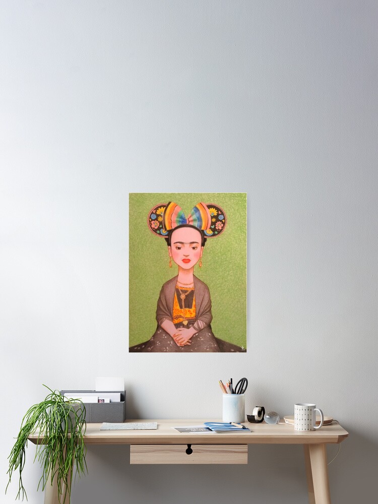 Thumbnail 2 of 3, Poster, Frida Kahlo designed and sold by 3WishStudios.