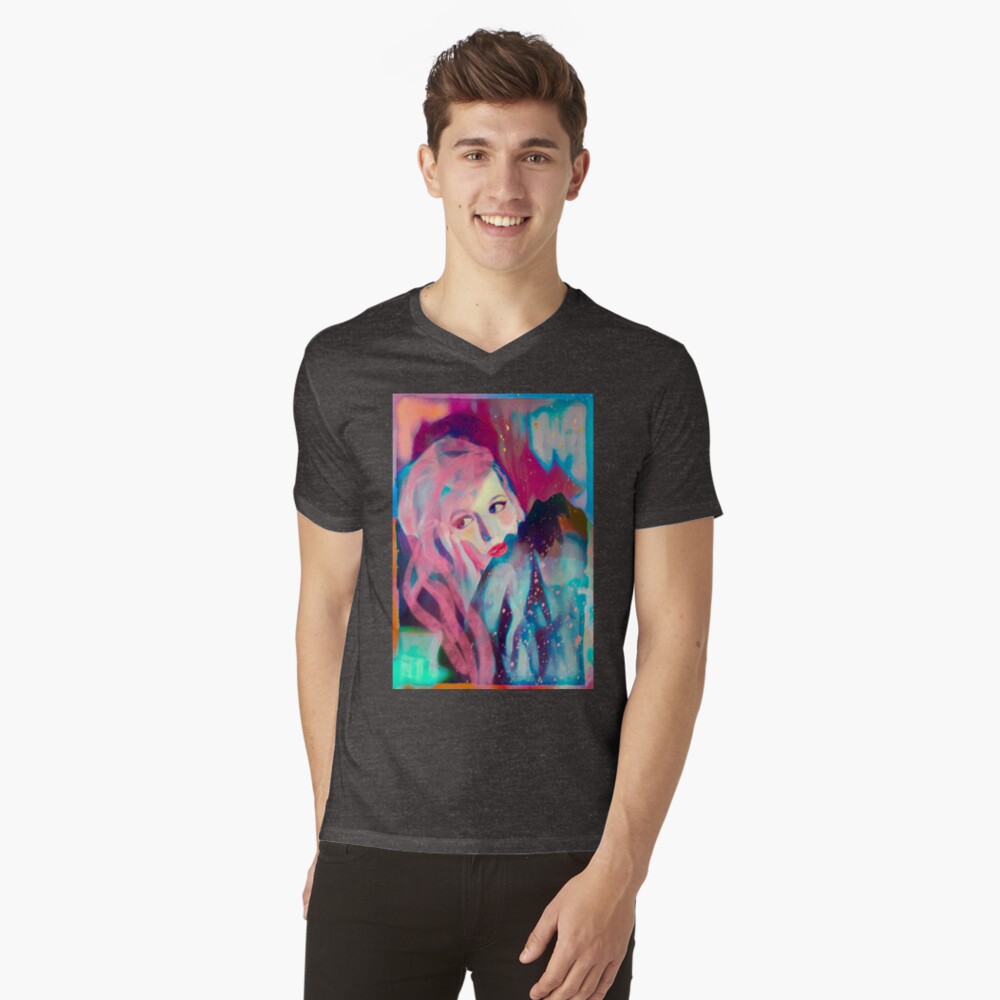 Item preview, V-Neck T-Shirt designed and sold by Rinata-Shaka.
