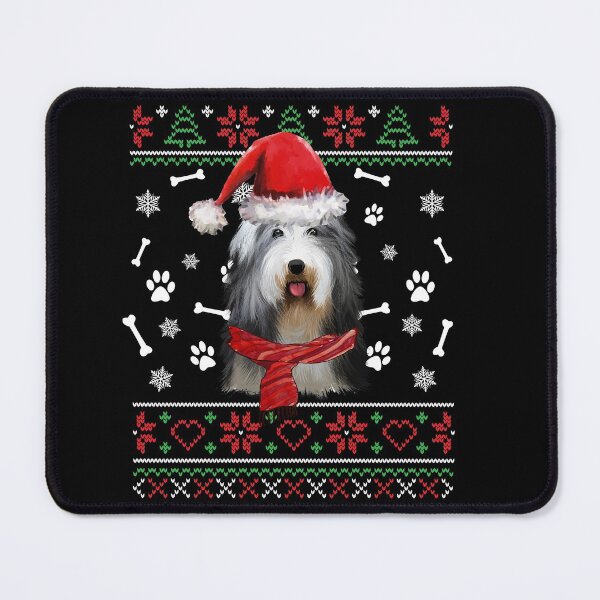 Item preview, Ugly Sweater Christmas Beardie Santa Hat Pajama Xmas designed and sold by theshirtinator.