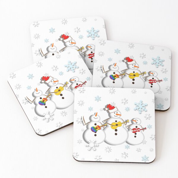 Item preview, Ukulele Snowmen designed and sold by DeliriousSteve.