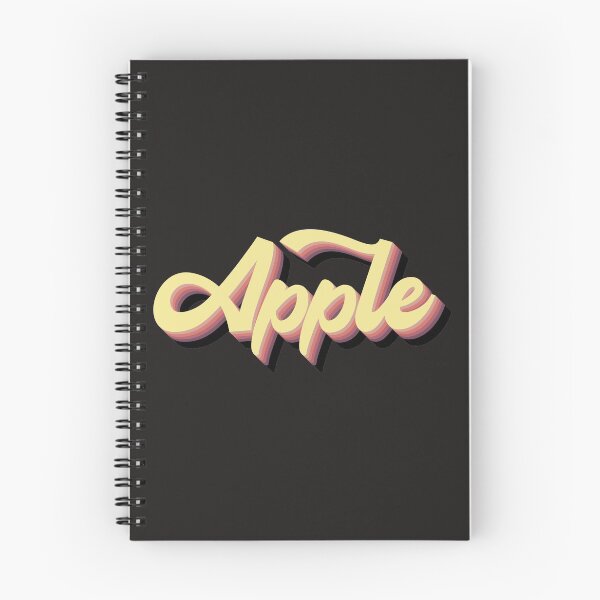 Item preview, apple retro typography  designed and sold by Camo0godfather.
