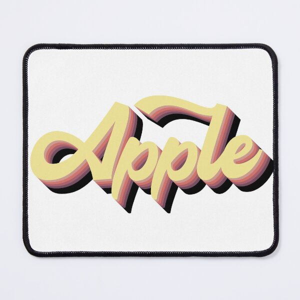 Item preview, apple retro typography designed and sold by Camo0godfather.