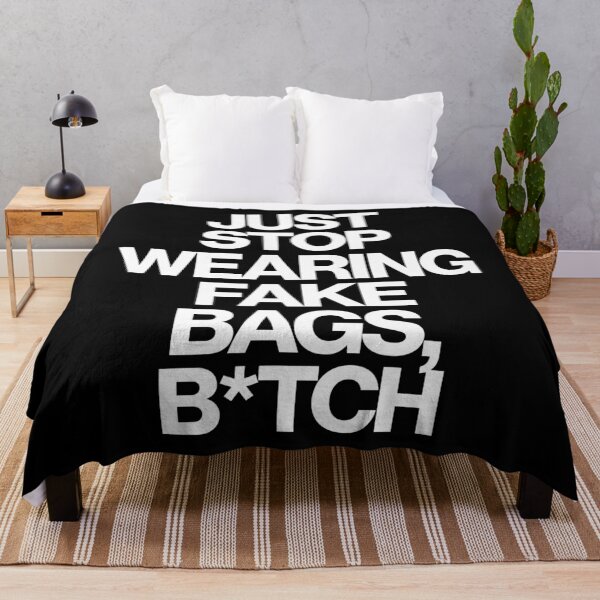 Item preview, Haute Leopard Just Stop Wearing Fake Bags, B*tch Funny Fashion Glam Quote designed and sold by HauteLeopard.