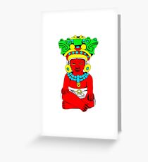 Sitting Indian Greeting Card