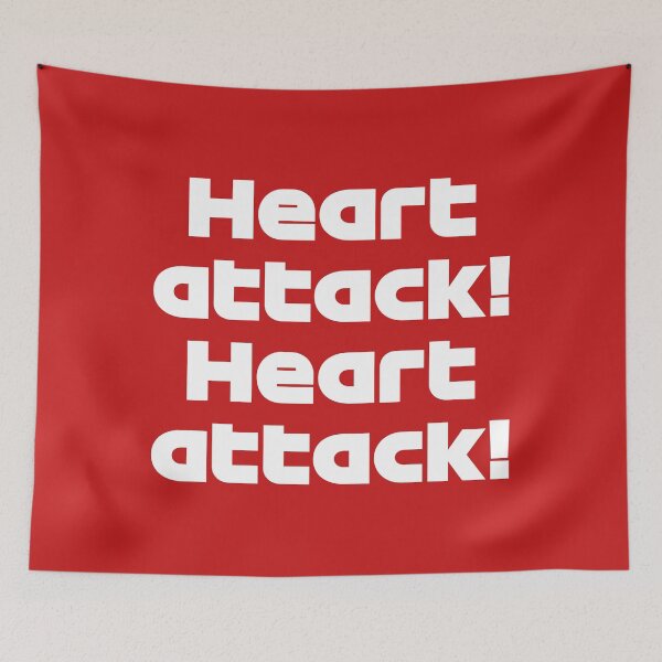 Item preview, "Heart Attack!" SAI. - Radio Voice Catar GP 2021 (Red BG) designed and sold by FilipeFerreira.