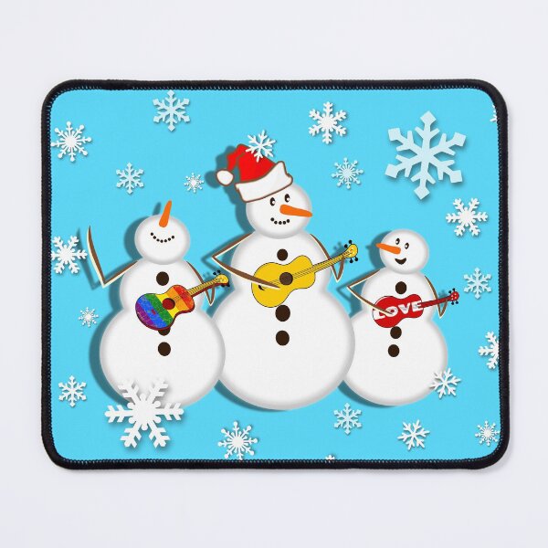 Item preview, Ukulele Snowmen designed and sold by DeliriousSteve.