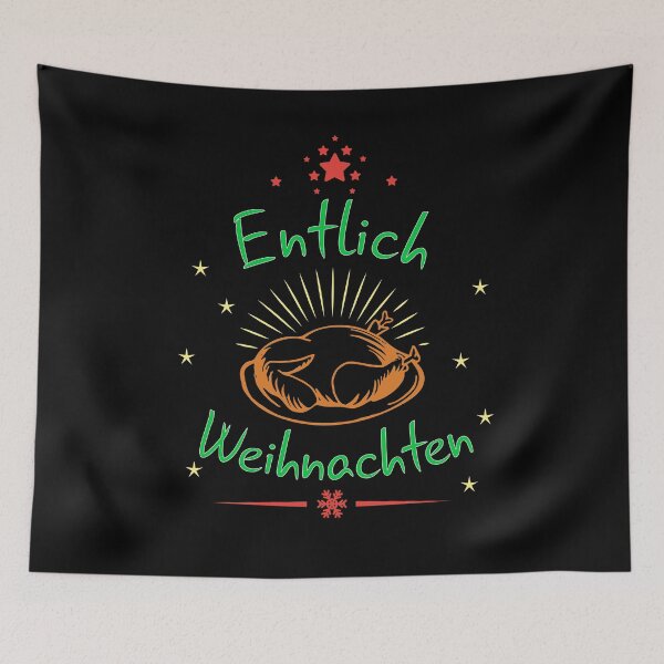 Item preview, Entlich Christmas - Christmas dinner roast duck designed and sold by Shirtflyer.