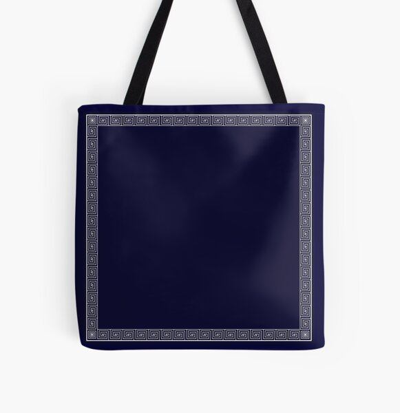 Ozymandias Blue Square Tote All Over Print Tote Bag