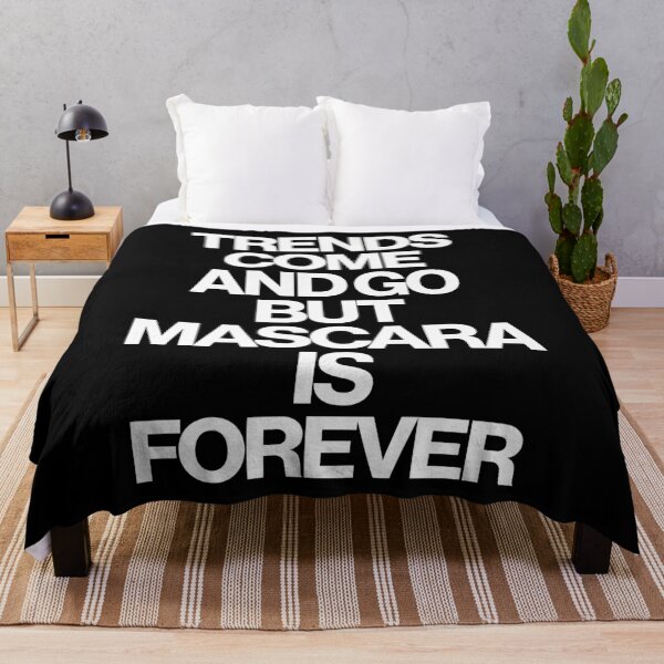 Item preview, Haute Leopard Trends Come And Go But Mascara is Forever Sassy/Funny Quote designed and sold by HauteLeopard.