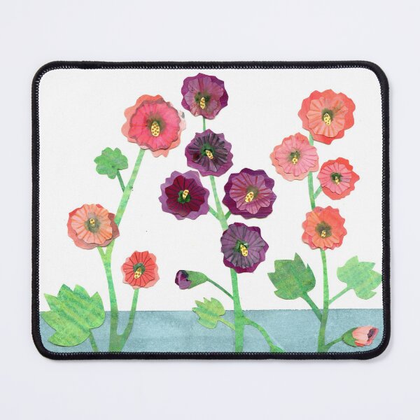 Hollyhocks Mouse Pad